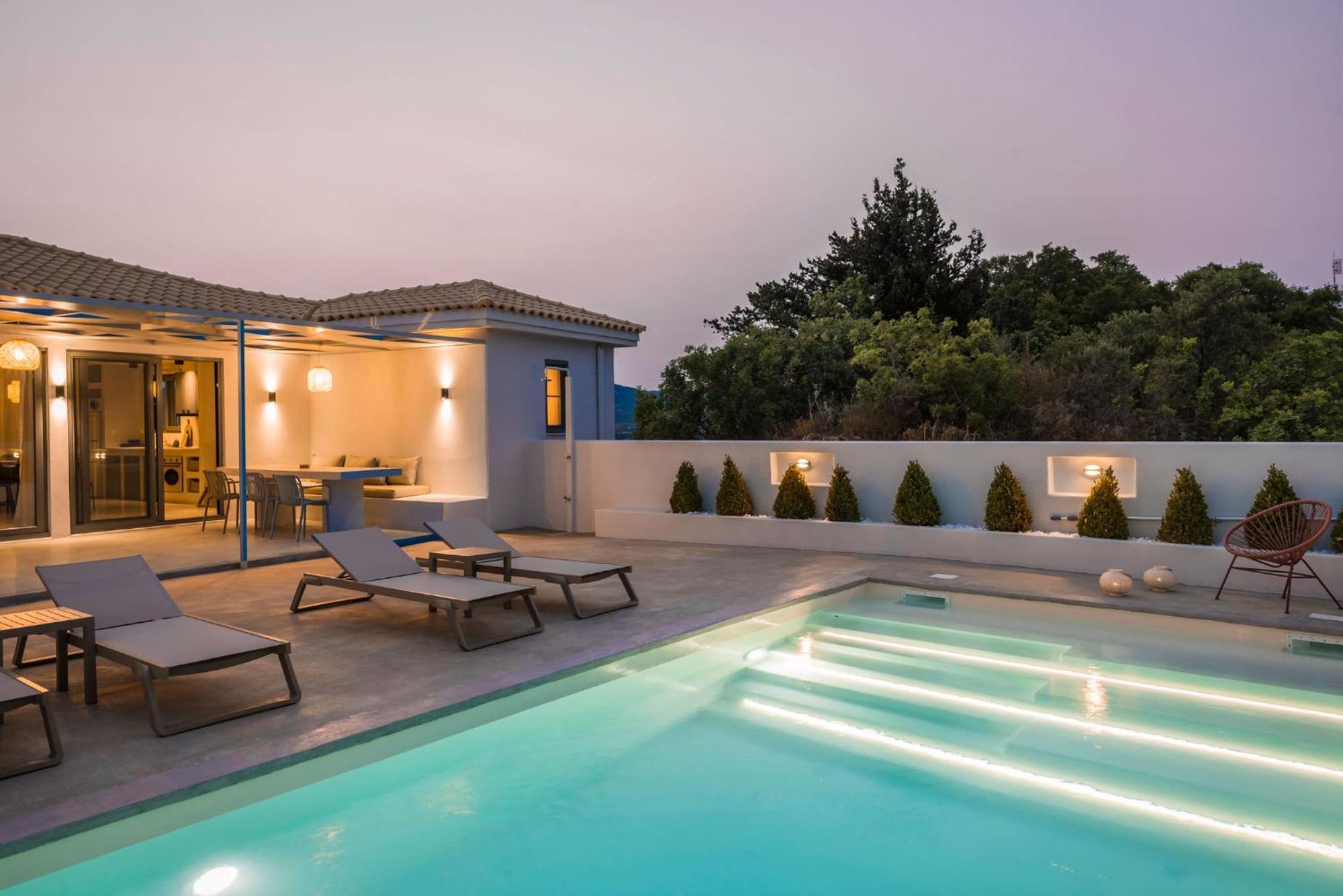 Villa Mirto - Iris Sunset Villas Lépedha Exteriér fotografie