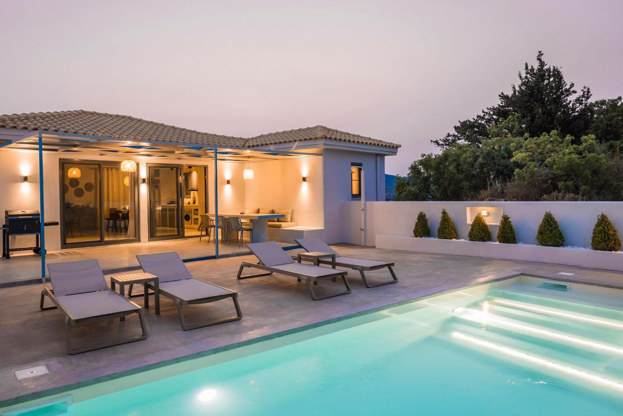 Villa Mirto - Iris Sunset Villas Lépedha Exteriér fotografie